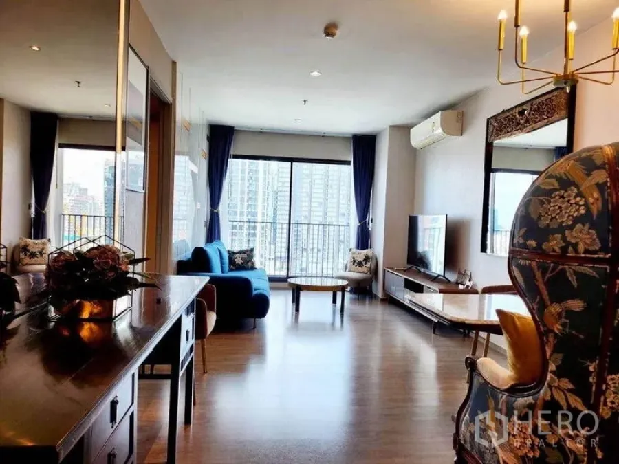 Featured image for 出租 2 卧室 公寓 在 Rhythm Ekkamai Estate (节奏埃卡迈庄园) 在 克隆丹努阿 瓦塔纳 曼谷 BTS 埃卡迈