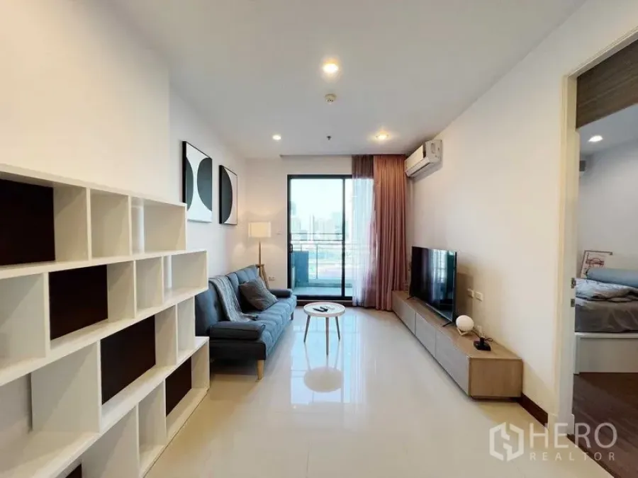 Featured image for For rent 1 Bedroom Condominium in Bang Kapi, Huai Khwang, Bangkok BTS Asok