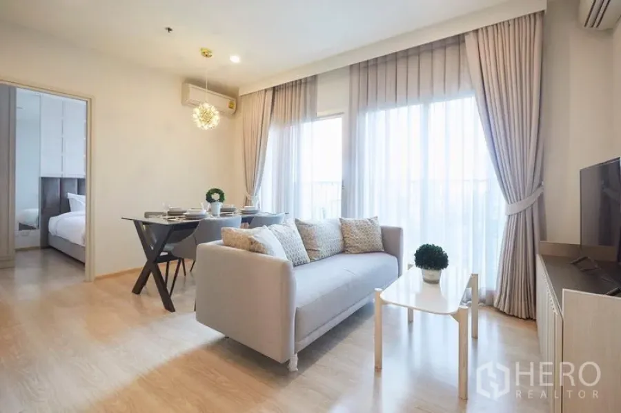 Featured image for For rent or sale 2 Bedroom Condominium in Noble Revolve Ratchada in Huai Khwang, Huai Khwang, Bangkok