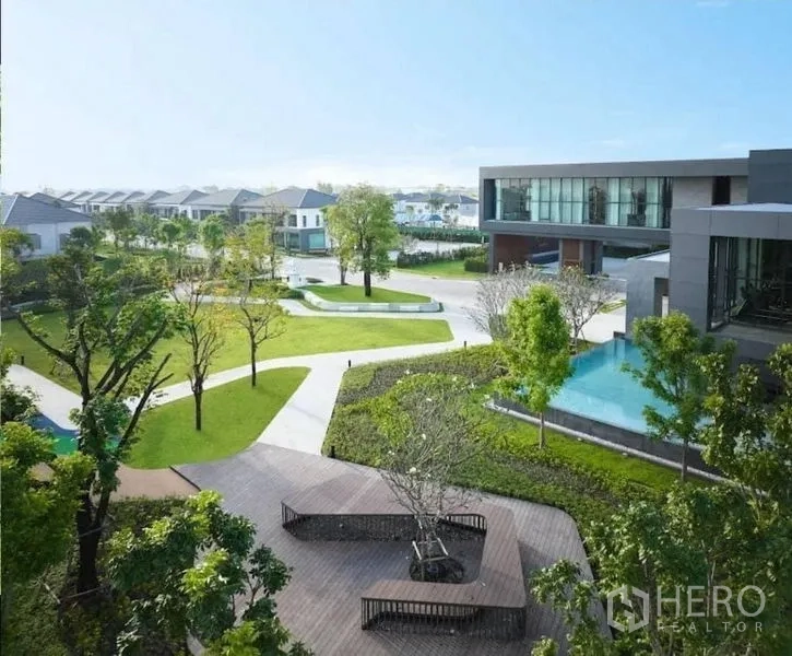 Detached House for rent - Community clubhouse with landscaped gardens, walking paths and a swimming pool.